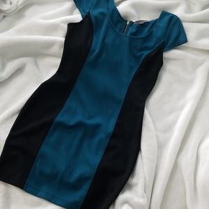 XXI Bodycon Colorblock Coctail Dresz